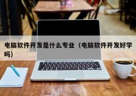 电脑软件开发是什么专业（电脑软件开发好学吗）